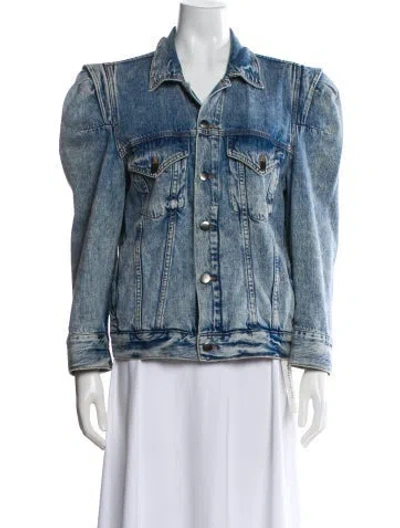 Pre-owned Frame Denim Jacket In Blue