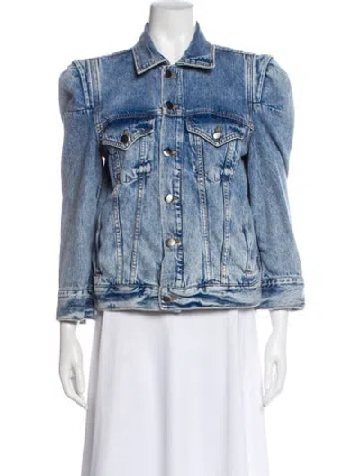 Pre-owned Frame Denim Jacket In Blue