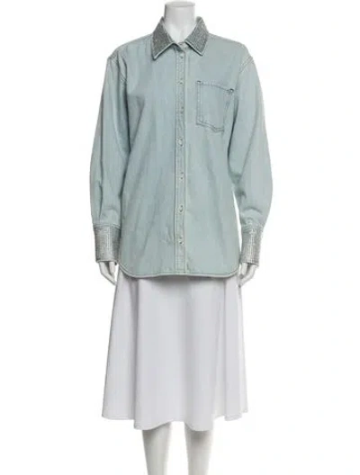 Pre-owned Frame Denim Jacket In Blue