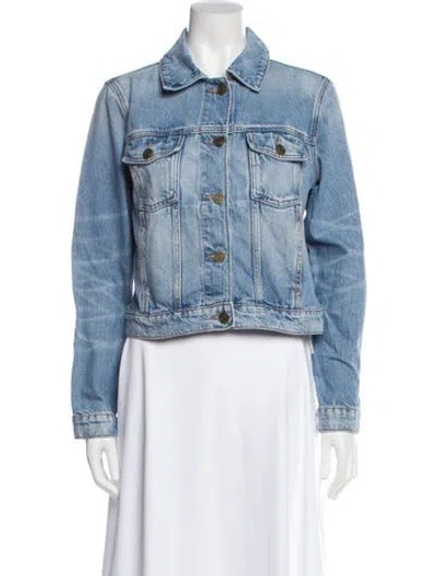 Pre-owned Frame Denim Jacket In Blue