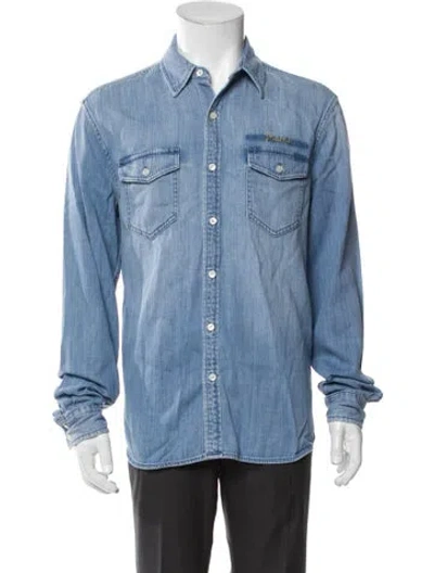 Pre-owned Frame Denim Jacket In Blue