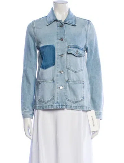 Pre-owned Frame Denim Jacket In Blue