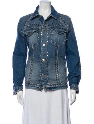 Pre-owned Frame Denim Jacket In Blue