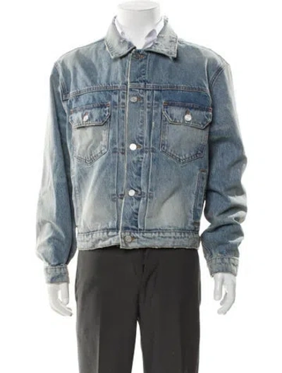 Pre-owned Frame Denim Jacket In Blue