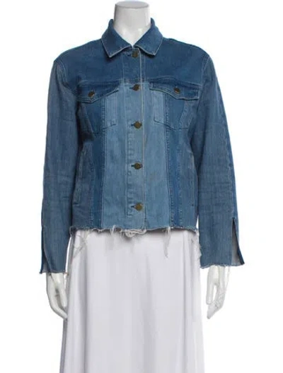 Pre-owned Frame Denim Jacket In Blue