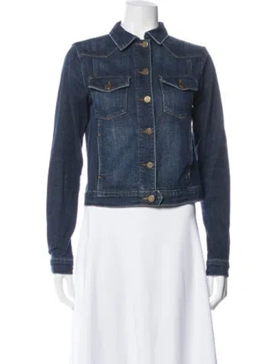 Pre-owned Frame Denim Jacket In Blue