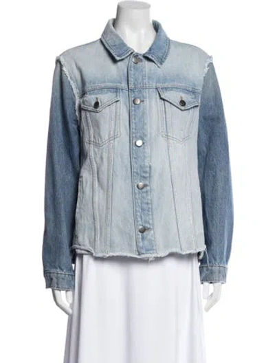Pre-owned Frame Denim Jacket In Blue