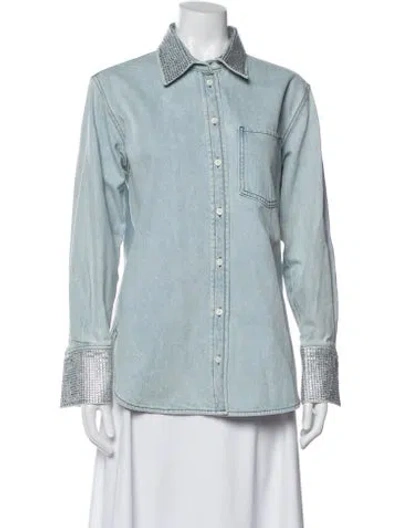 Pre-owned Frame Denim Jacket In Blue