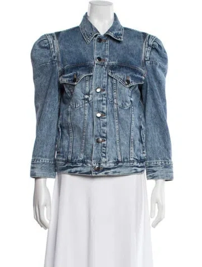 Pre-owned Frame Denim Jacket In Blue