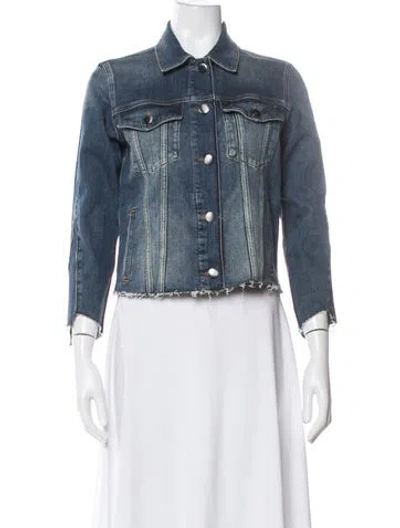 Pre-owned Frame Denim Jacket In Blue