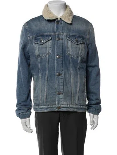 Pre-owned Frame Denim Jacket In Blue