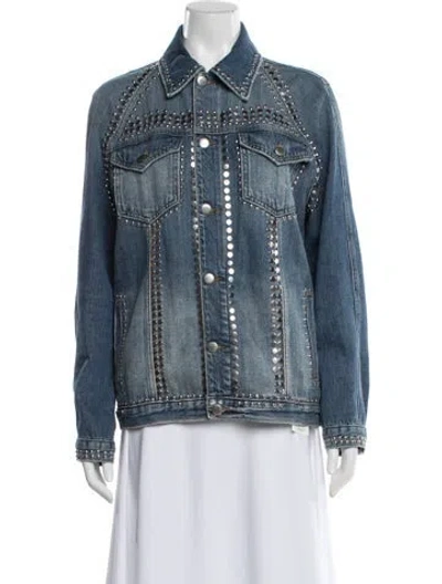 Pre-owned Frame Denim Jacket In Blue