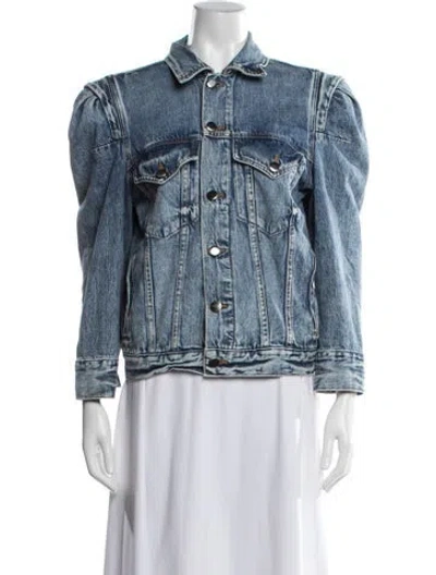 Pre-owned Frame Denim Jacket In Blue