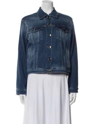Pre-owned Frame Denim Jacket In Blue