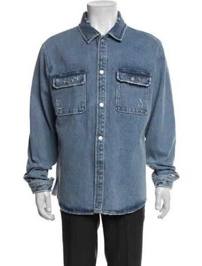 Pre-owned Frame Denim Jacket In Blue