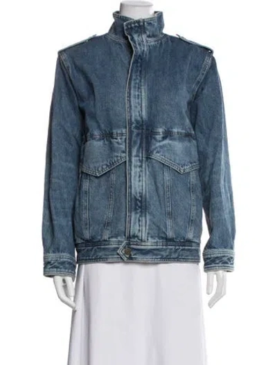 Pre-owned Frame Denim Jacket In Blue