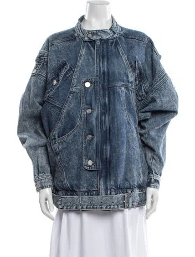 Pre-owned Frame Denim Jacket In Blue