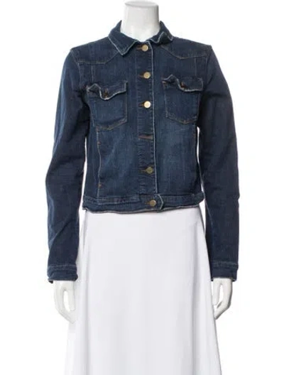 Pre-owned Frame Denim Jacket In Blue