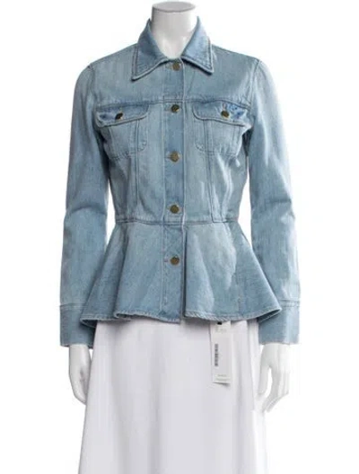 Pre-owned Frame Denim Jacket In Blue