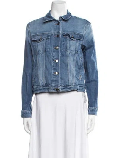 Pre-owned Frame Denim Jacket In Blue