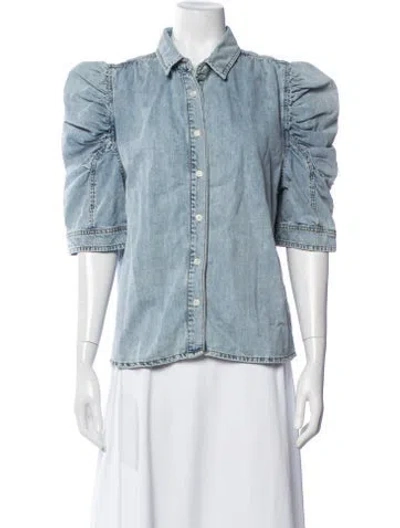 Pre-owned Frame Denim Jacket In Blue
