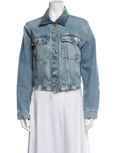 Pre-owned Frame Denim Jacket In Blue
