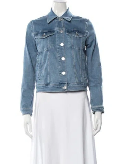 Pre-owned Frame Denim Jacket In Blue