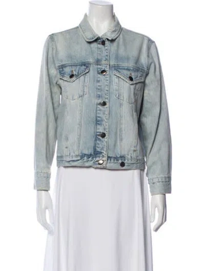 Pre-owned Frame Denim Jacket In Blue