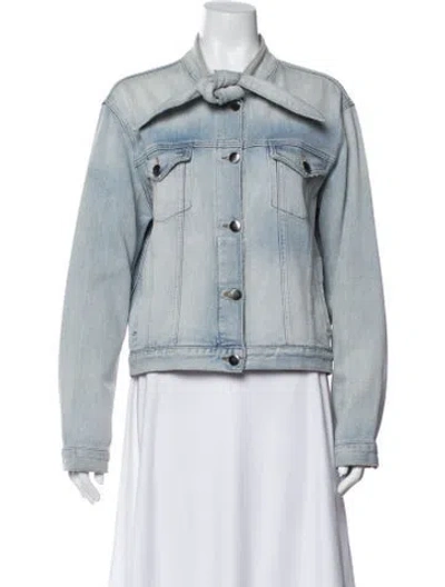 Pre-owned Frame Denim Jacket In Blue