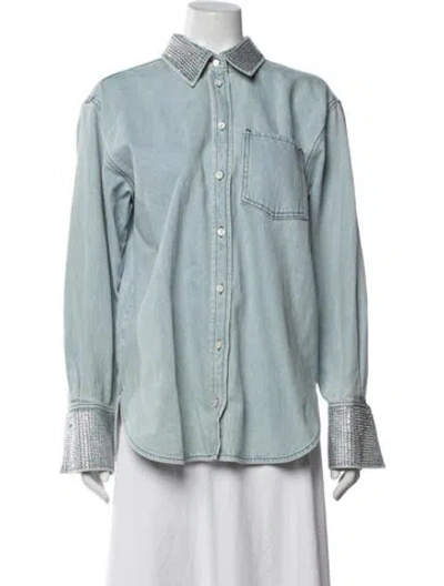 Pre-owned Frame Denim Jacket In Blue