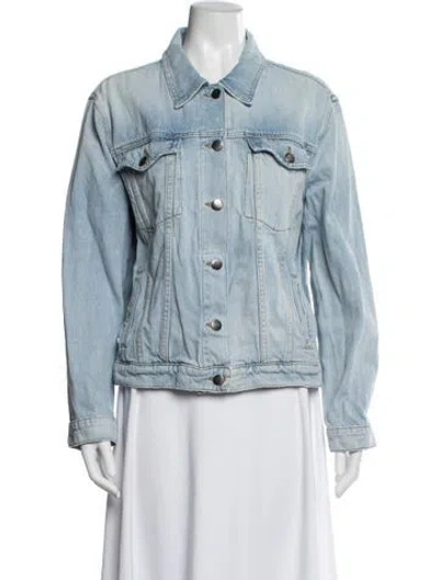Pre-owned Frame Denim Jacket In Blue