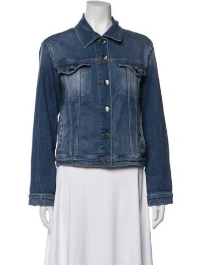 Pre-owned Frame Denim Jacket In Blue