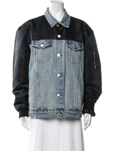Pre-owned Frame Denim Jacket In Blue