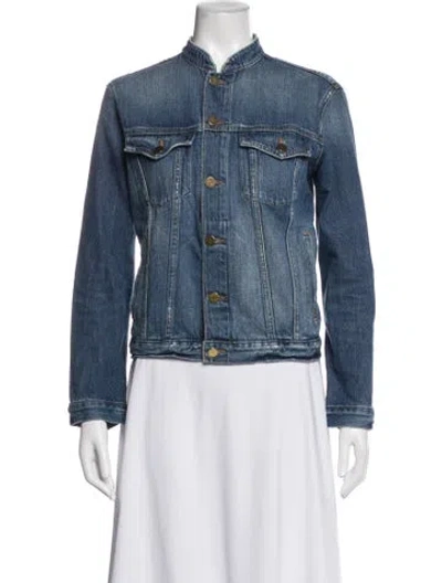 Pre-owned Frame Denim Jacket In Blue