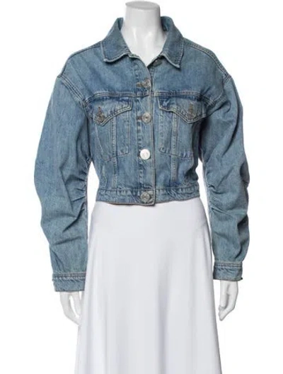 Pre-owned Frame Denim Jacket In Blue