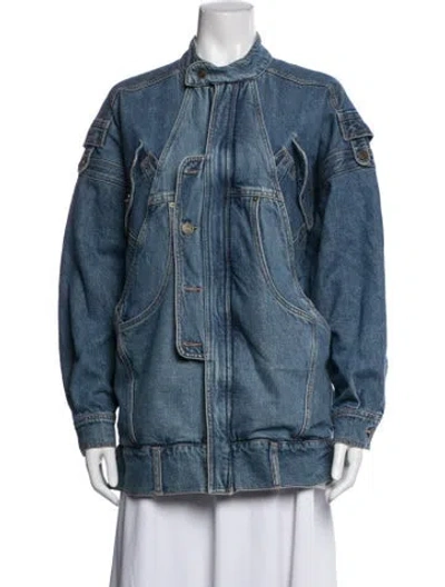 Pre-owned Frame Denim Jacket In Blue