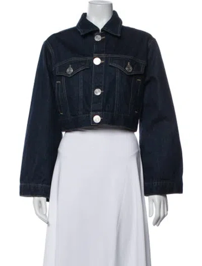 Pre-owned Frame Denim Jacket In Blue