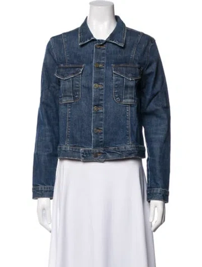 Pre-owned Frame Denim Jacket In Blue