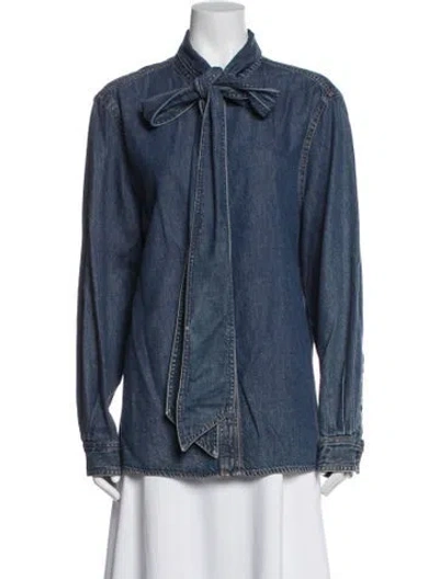 Pre-owned Frame Denim Jacket In Blue