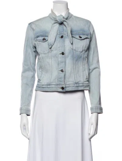 Pre-owned Frame Denim Jacket In Blue