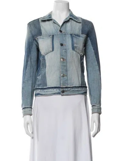 Pre-owned Frame Denim Jacket In Blue