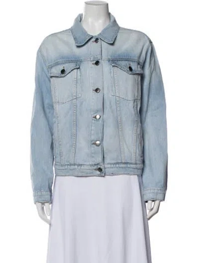 Pre-owned Frame Denim Jacket In Blue
