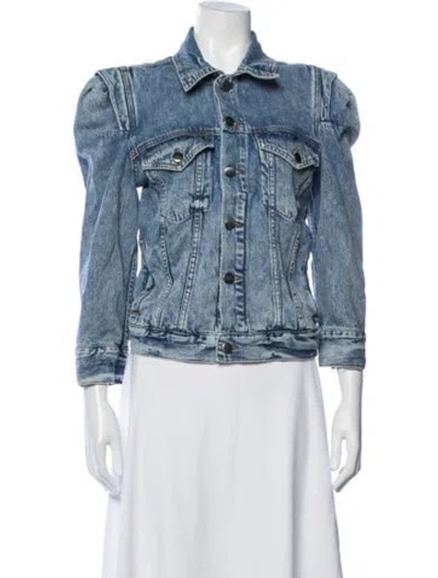 Pre-owned Frame Denim Jacket In Blue