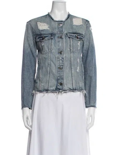 Pre-owned Frame Denim Jacket In Blue