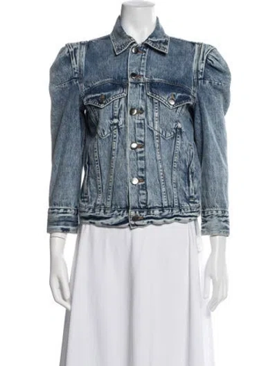 Pre-owned Frame Denim Jacket In Blue