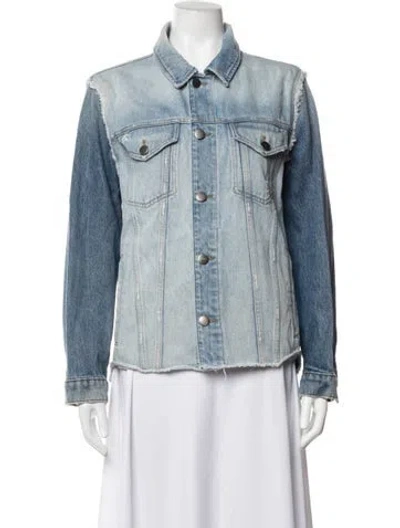 Pre-owned Frame Denim Jacket In Blue