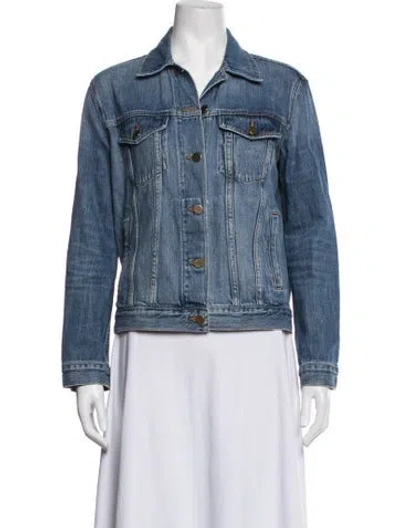 Pre-owned Frame Denim Jacket In Blue