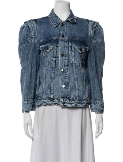 Pre-owned Frame Denim Jacket In Blue