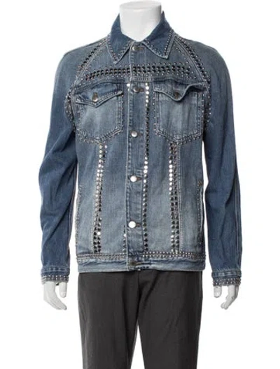 Pre-owned Frame Denim Jacket In Blue