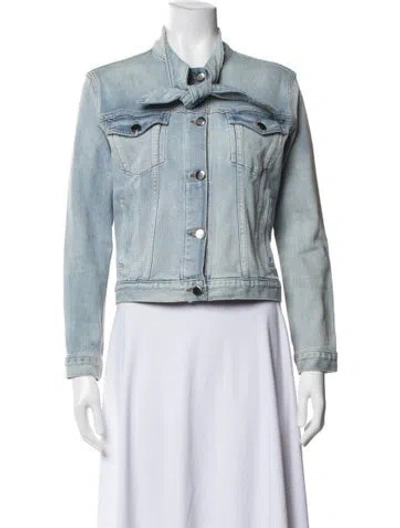 Pre-owned Frame Denim Jacket In Blue